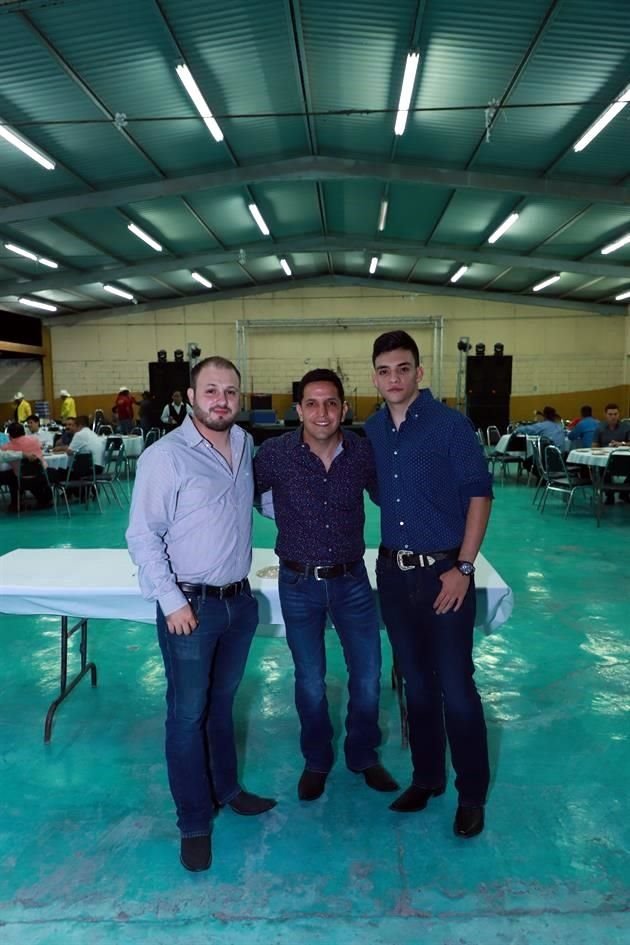 Luis Carlos Morales, Gerardo Castro y Luis Javier Morales