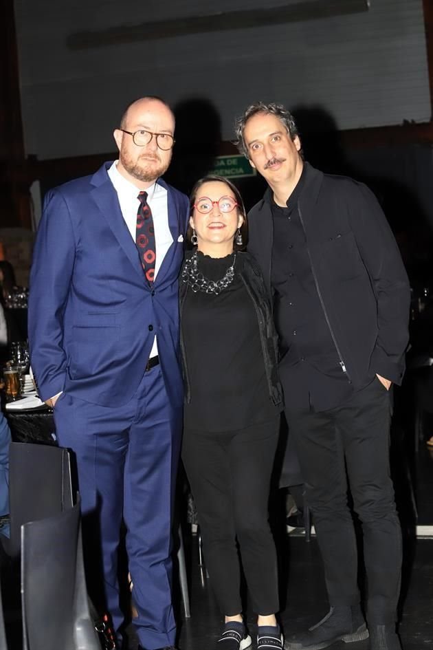 Lucas Villarreal, Eugenia González y Lorenzo Díaz