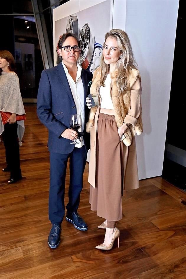 Ricardo de la Peña y Astrid Valdez de De la Peña