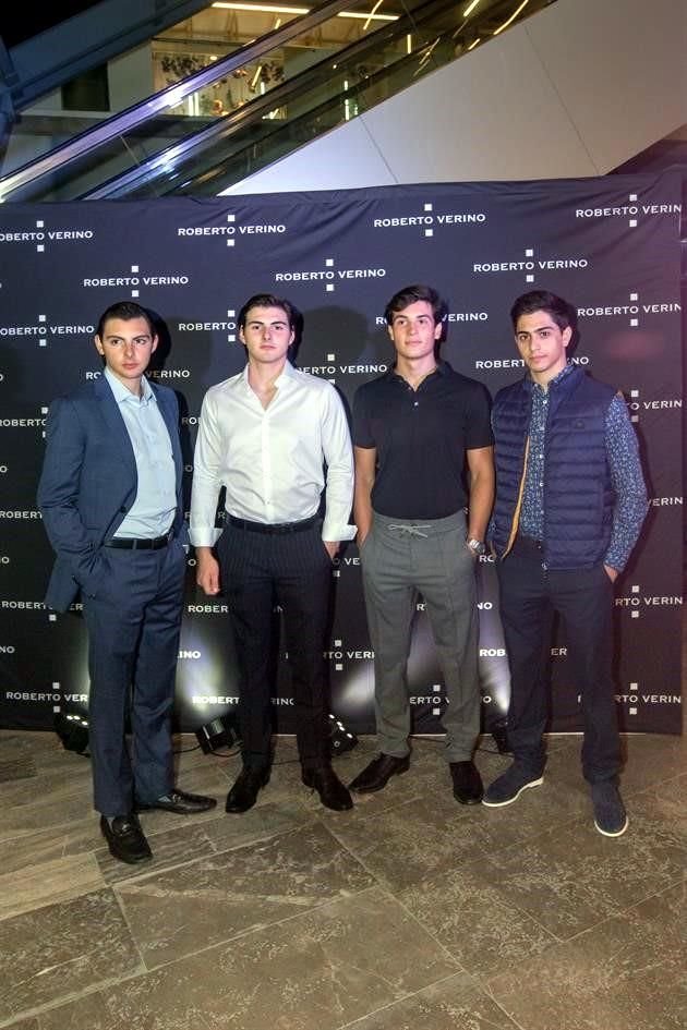 Marcelo Gracia, Patricio Gracia, Andrés Yarte y Chuy Gracia
