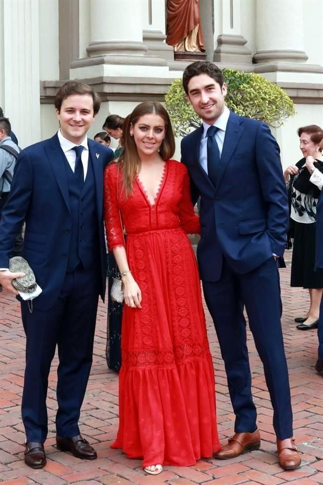Diego Cisneros, Josefina Baillères y Gonzalo Evia