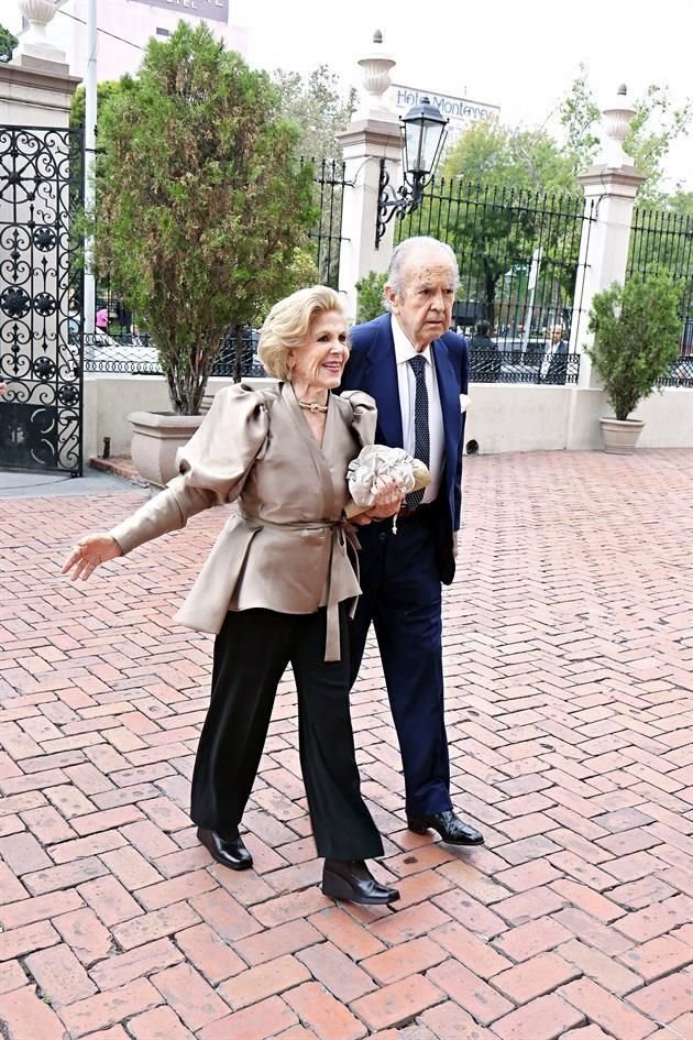 Tere de Baillères y Alberto Baillères