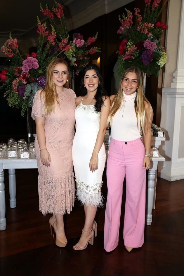 Paulina Gómez, Ana Karen Montemayor y Paola Villarreal