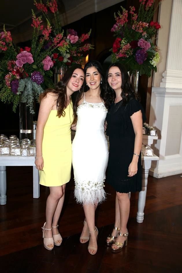 Andrea Triana, Ana Karen Montemayor y Marisue Bernal