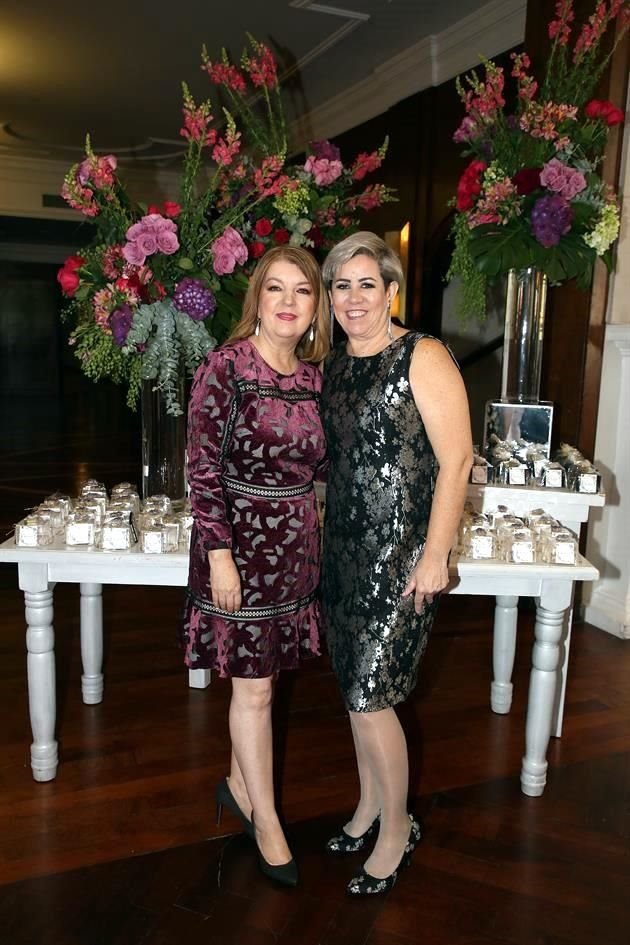 Bertha Alicia Martínez de Montemayor y María Cristina Graf de Del Ángel