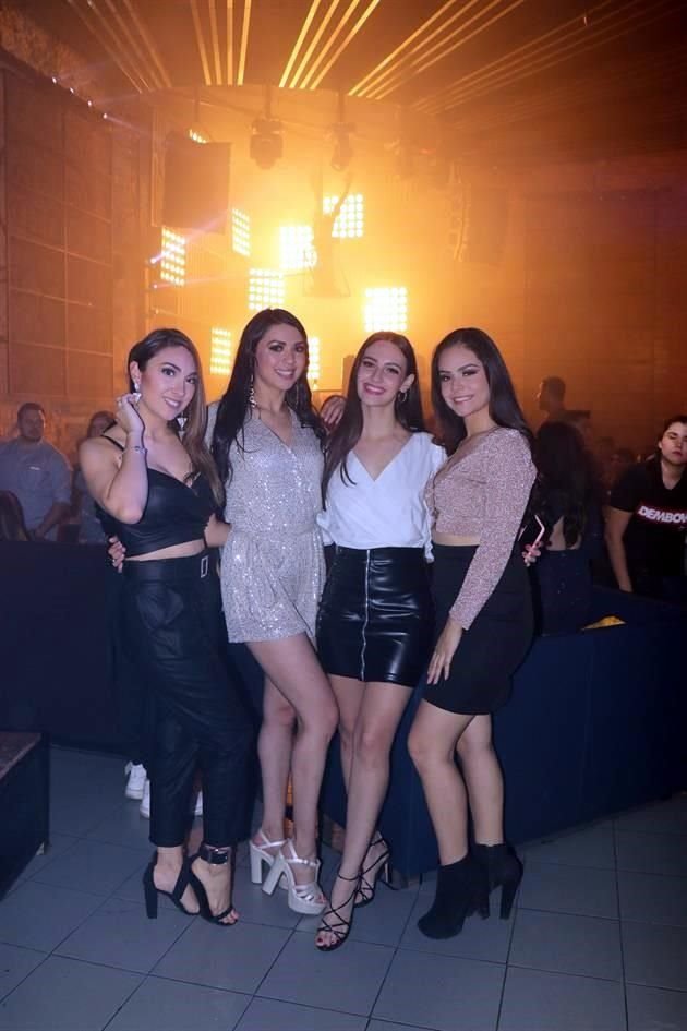Alejandra Garza, Melissa Zúñiga, Brenda de León y Marisol Alvarado