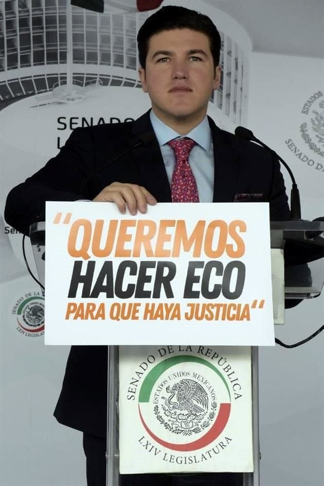 Samuel García presentó una iniciativa de reforma a la Ley General de Acceso de las Mujeres a una Vida Libre de Violencia.