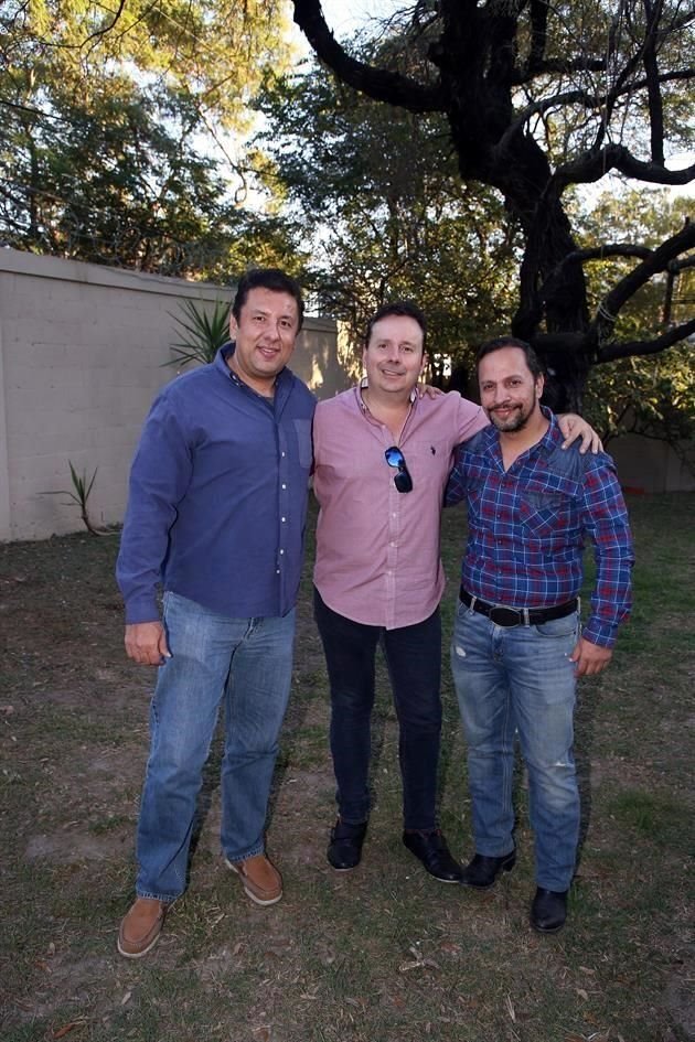 Raymundo Elizondo, Alberto Rodríguez y Héctor Hernández