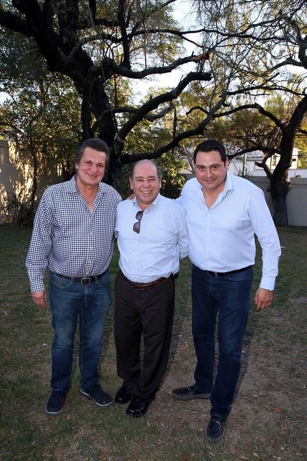 Gustavo Habeica, Gerardo Molina y César Abarca Leyva