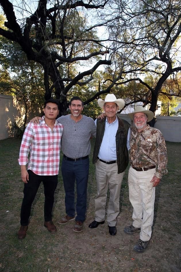 Amauri Rodríguez, Gustavo Rodríguez, Fermín Montes y Raúl Braulio Rodríguez