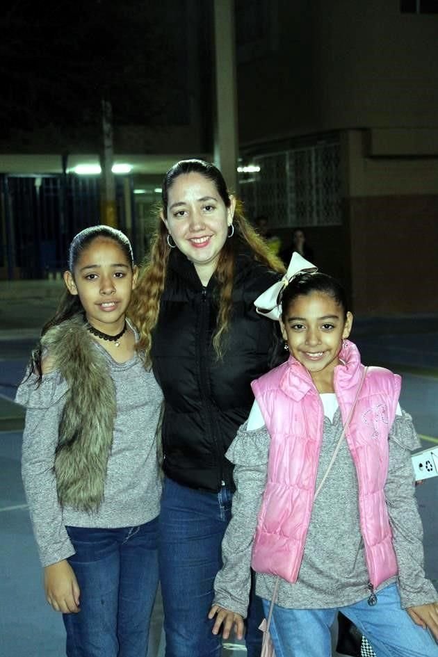 Sara Reyes, Daniela Lechuga y Fernanda Reyes