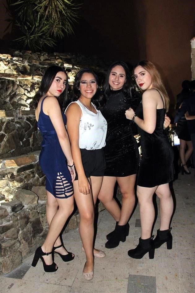 Mariana Gómez, Sofía Méndez, Lizeth Gracia y Katia Montemayor