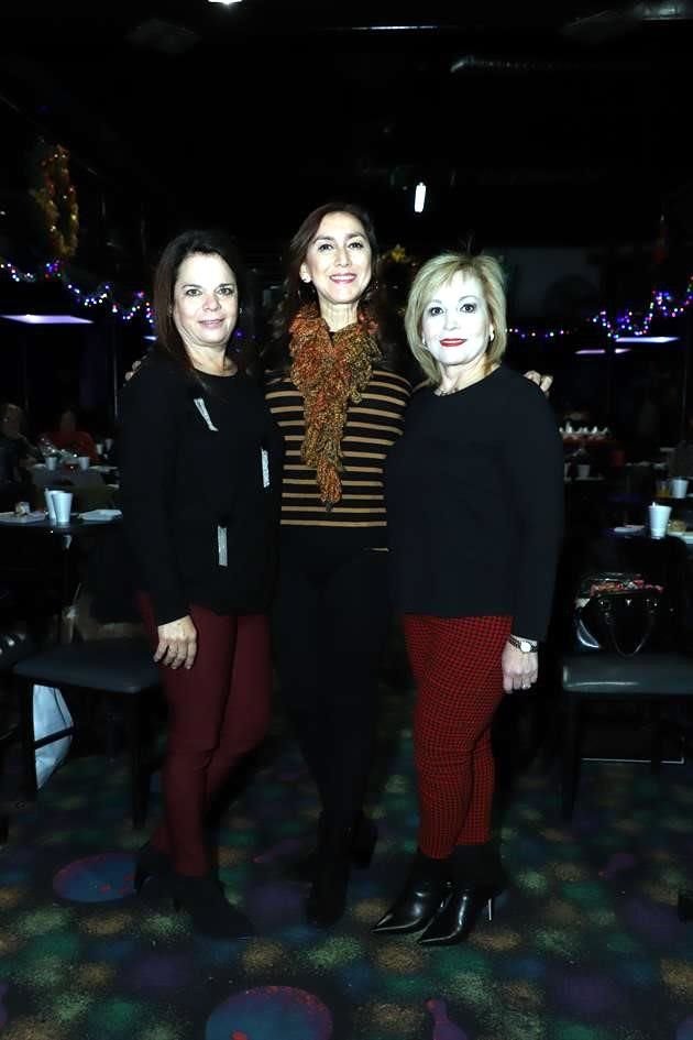 Martha Elizondo, Enedelia Ballesteros de Ponce y Lulú de Morales