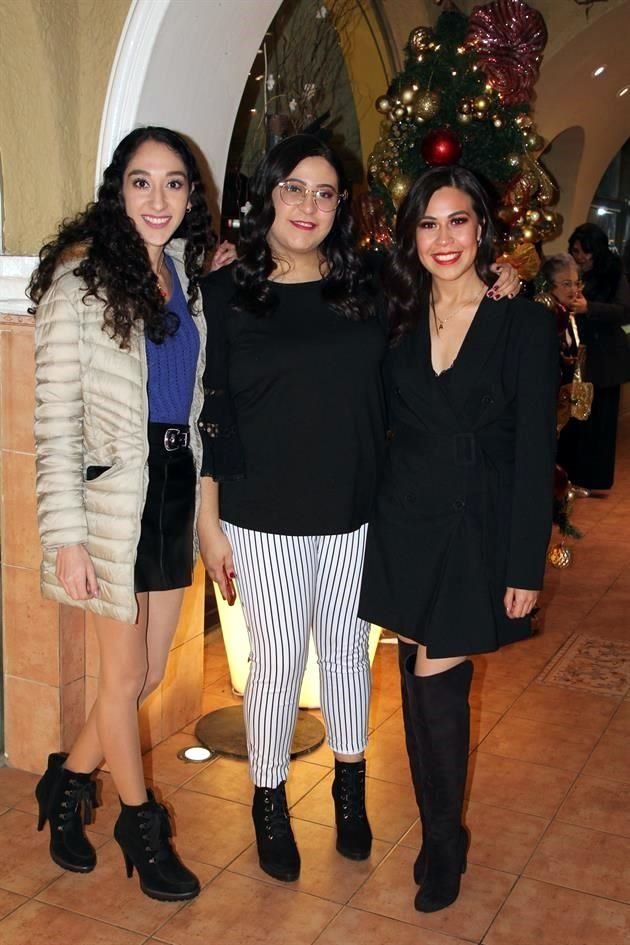 Perla Piña, Alejandra Piña y Andrea Piña