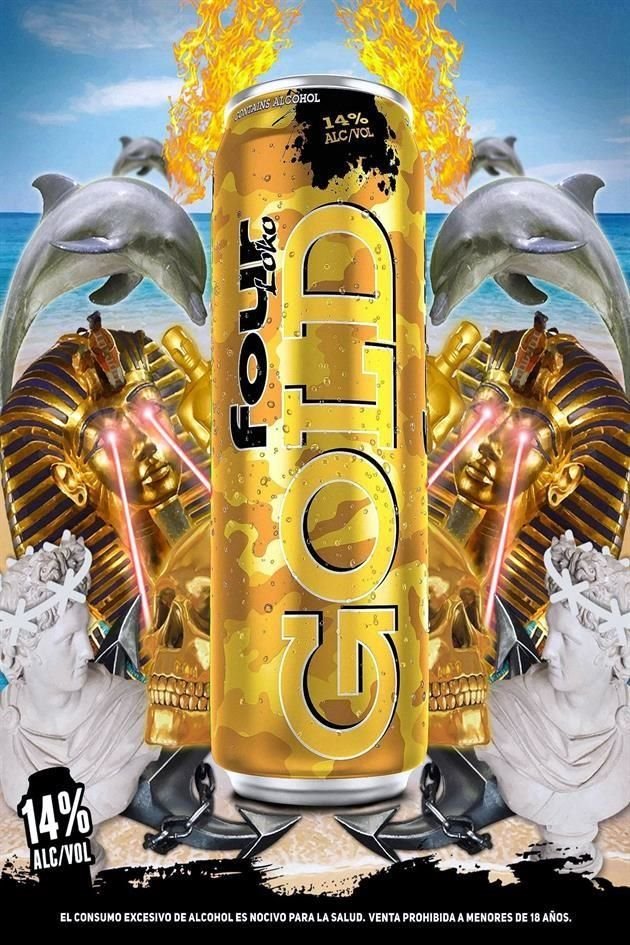 Ha realizado diseños para la empresa de bebidas Four Loko México.