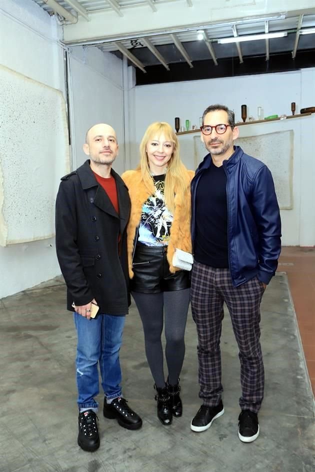 Robeto Vega, Nancy Guzmán y José Aviña