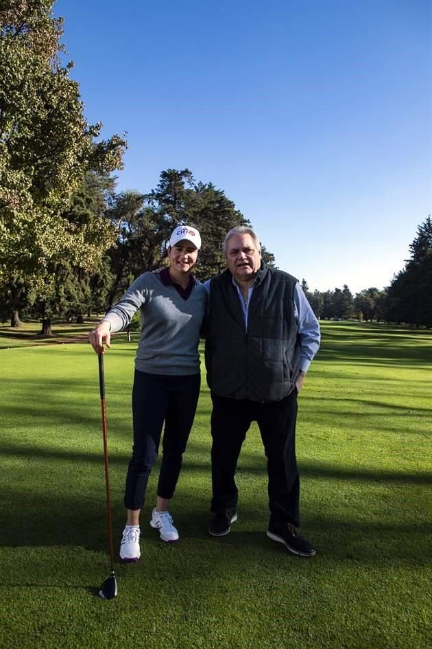 Lorena Ochoa y Carlos Bremer