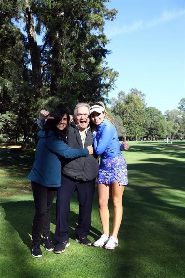 Lili Álvarez, Carlos Bremer y Gaby López