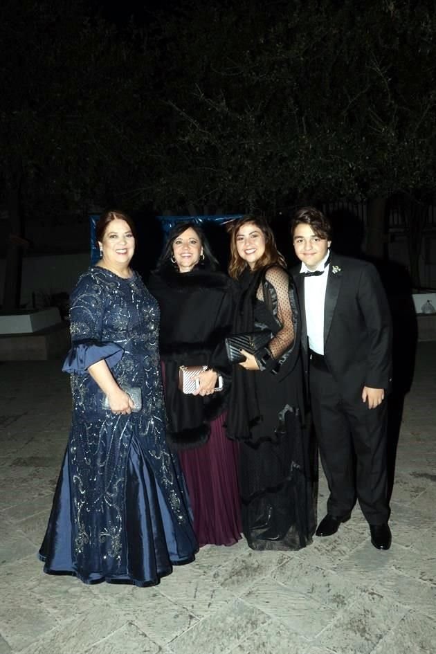 Mónica Gutiérrez, Patricia Cantú, Mónica Junco y Evaristo Bremer