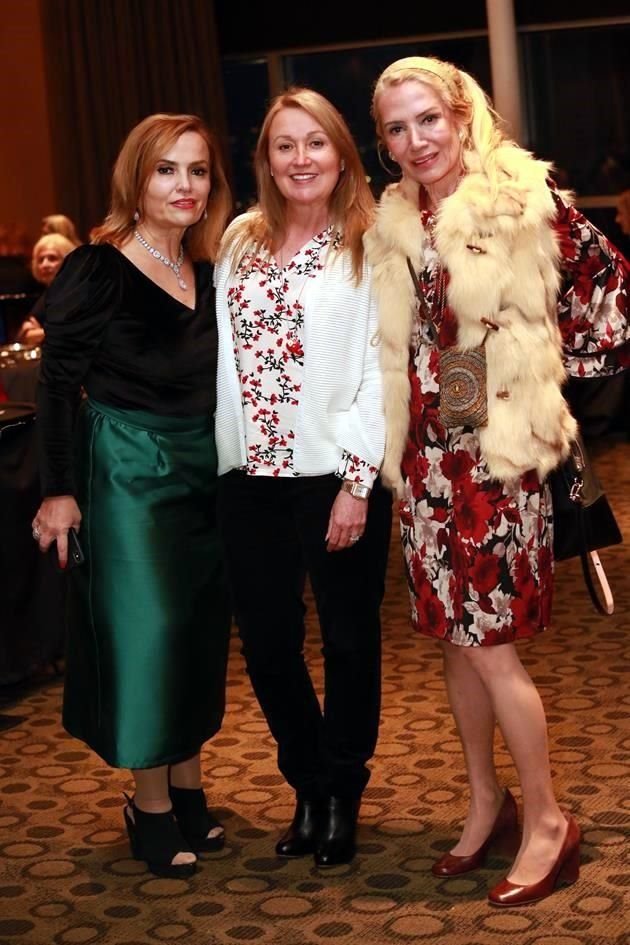 Verónica Villarreal, Lety Argüelles y Celina Calderón de Páez