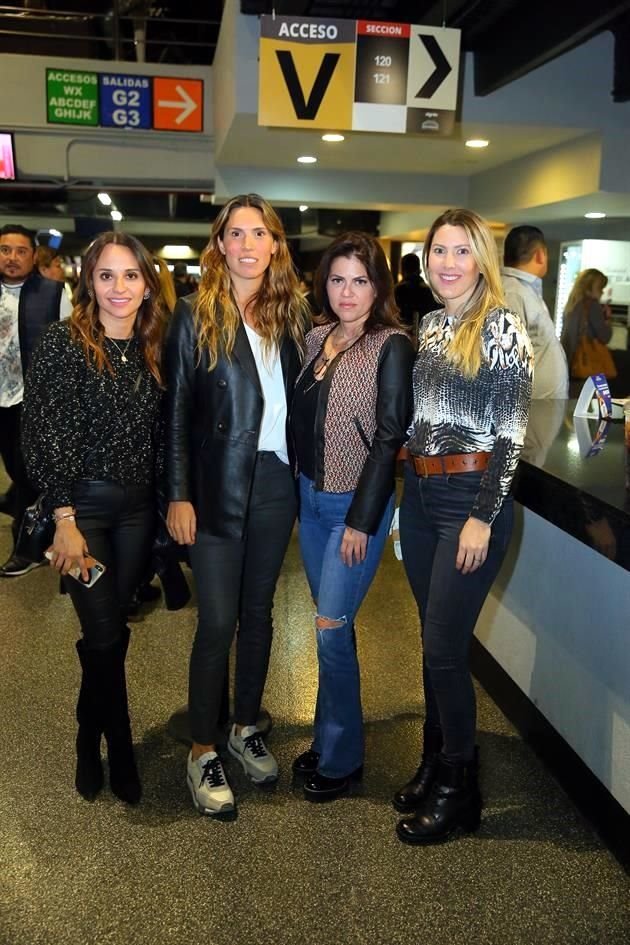 Érika Gómez, Lorena Morales, Renata Ibarra y Lucía Margáin