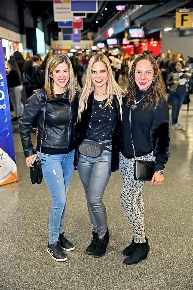 Idania Salinas, Hérica Cortés de Scott y Celia Aguilar de Alanís
