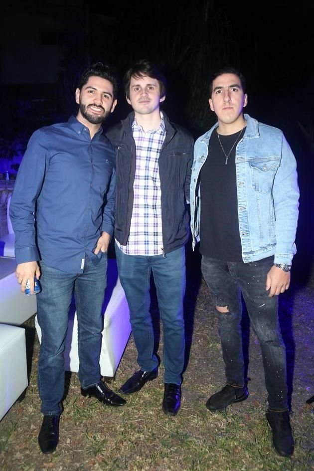 Favio García, Andrés García y Elías Marcos