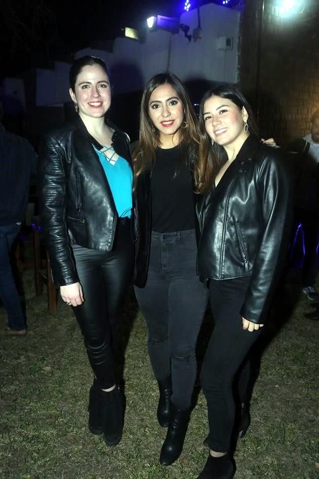 Carolina de la Garza, Devany Huerta y Diana Pedraza