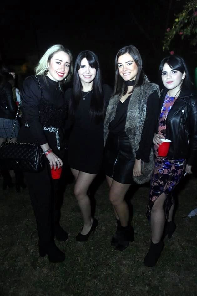 Priscila García, Jhoselin Martínez, Paulina Bruner y Alejandra Treviño