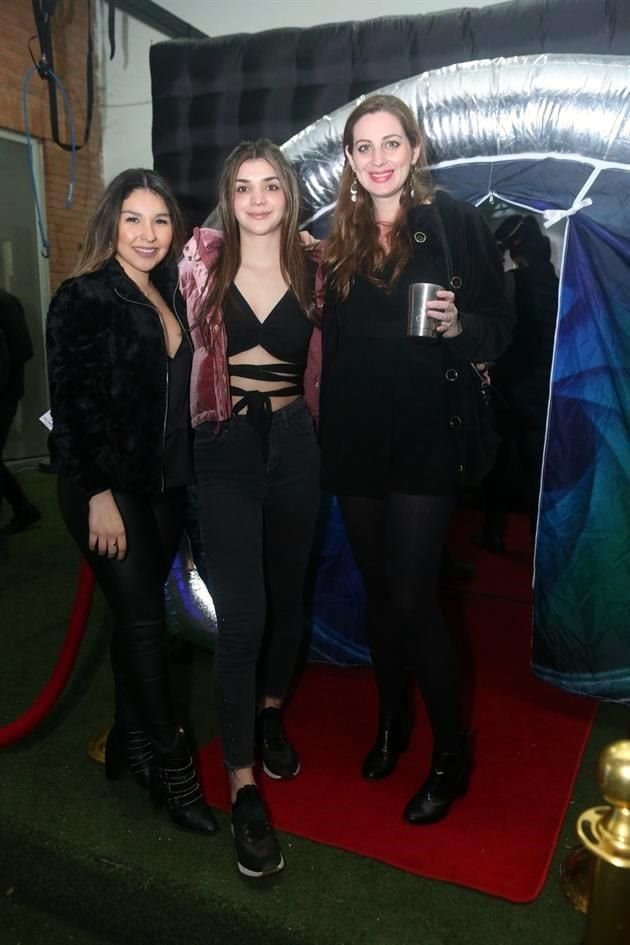 Andrea Durán, Sofía Cantú y Daniela Fernández