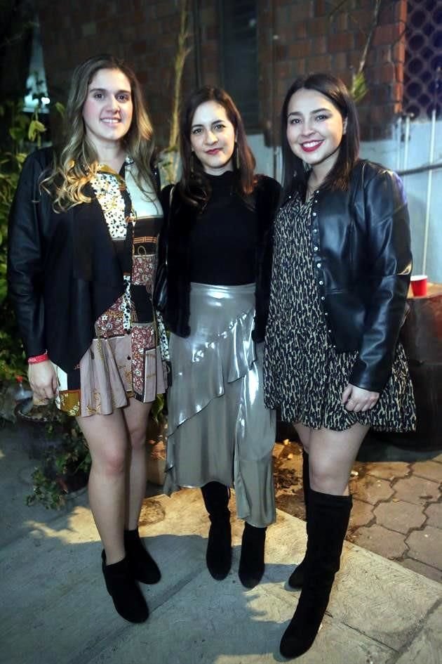 Sandra González, Mariana Patiño y Claudia Infante