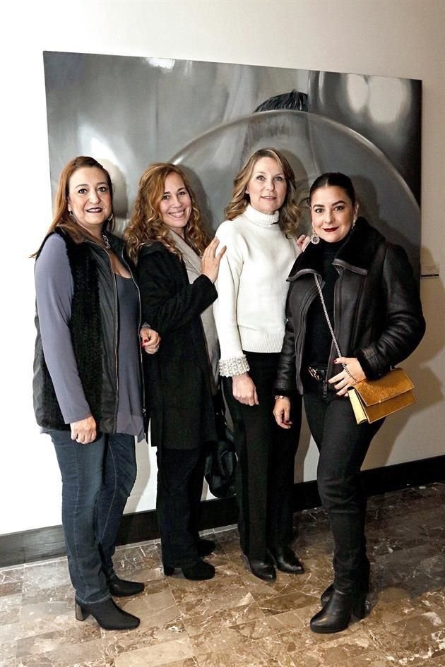 Mónica Sánchez de Cantú, Sonia Scott de Lenci, Adriana Ibarra de Bremer y Magali Lozano de Sáenz