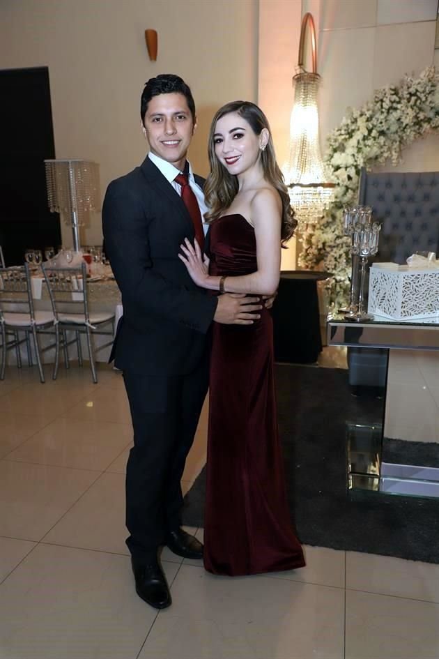 Brandon Roca y Nelly Cano