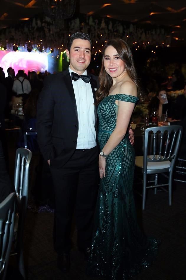 Celso González y Samantha Leal