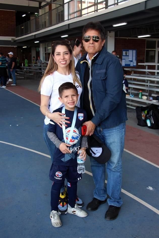 Jessica Méndez, Jaime Méndez y Daniel Méndez