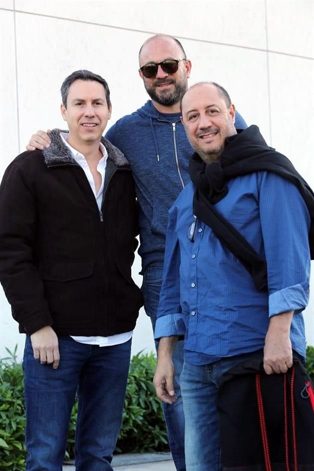 Nando Lozano, Mauricio Falche y Héctor Cruz
