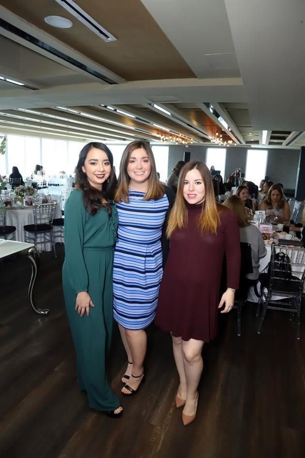 Aidé Mejía, Marifer Hernández y Vanessa Moncayo