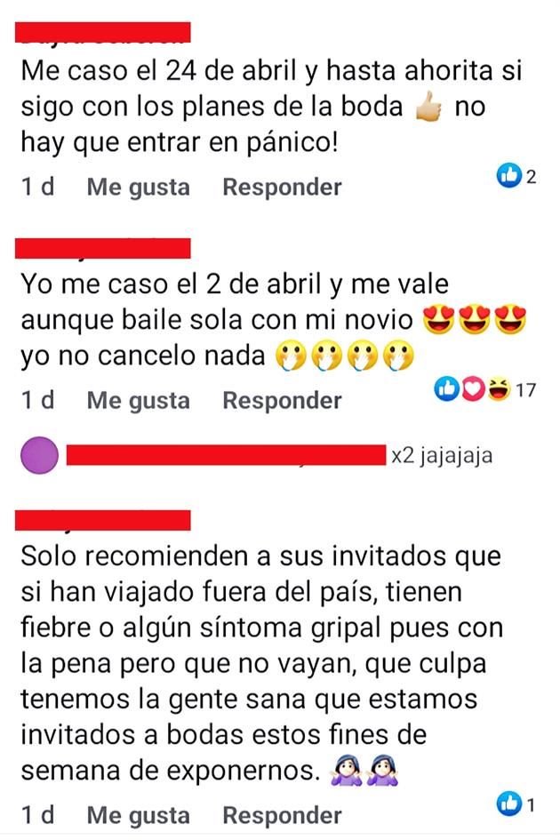 Pese al incremento de casos de covid-19, parejas dicen en redes sociales que seguirán sus planes y viajarán al extranjero.