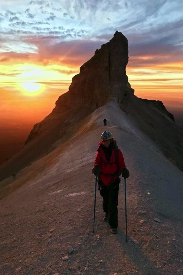 Durante su ascenso al Iztaccíhatl