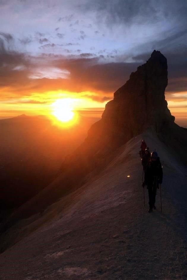 Durante su ascenso al Iztaccíhatl