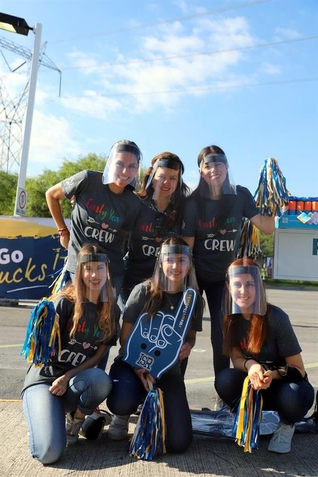 Sory Macías, Nora Salazar, Daniela Ontiveros, Mayela Montemayor, Ana Karen Hernández y Ana Teresa Lozano