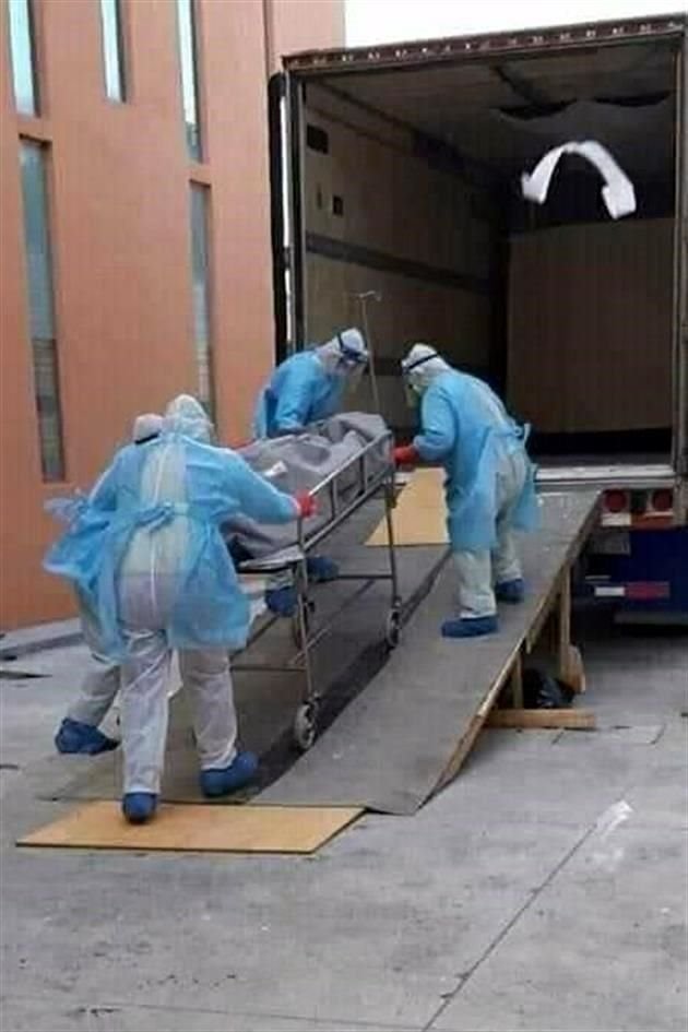 El IMSS HGR 270 de Reynosa contrató un tractocamión frigorífico para resguardar cadáveres mientras las funerarias los recogen.
