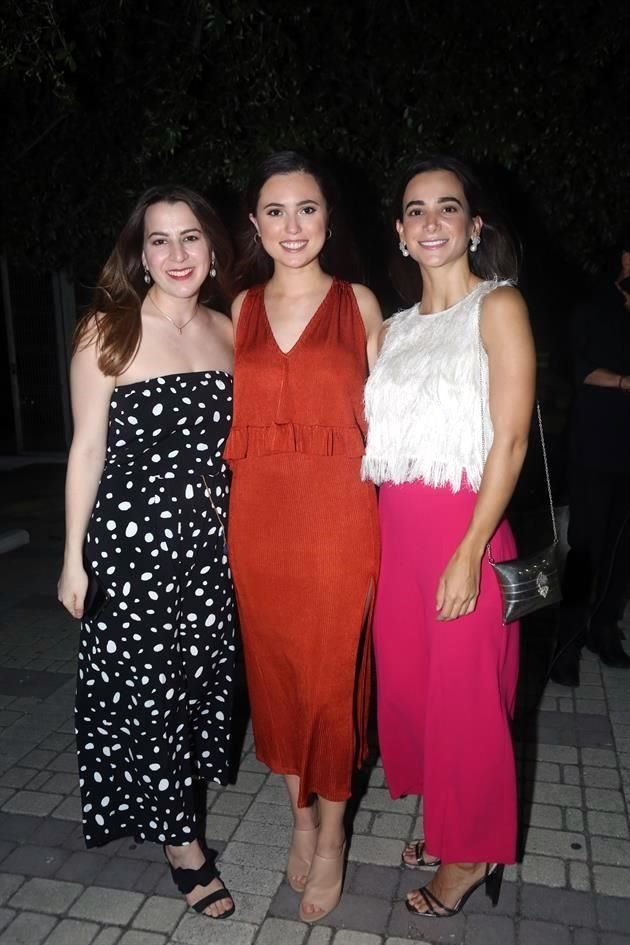 Melissa Vázquez, Alejandra Silveira y Sofía Williams