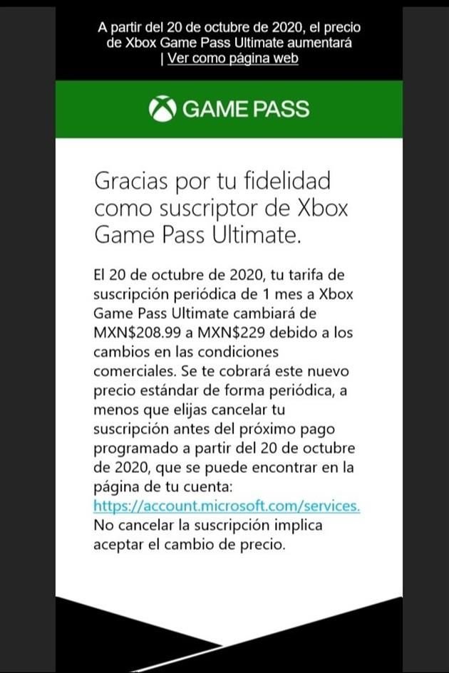 La compañía afirma que las nuevas tarifas se deben a 'los cambios en las condiciones comerciales'.