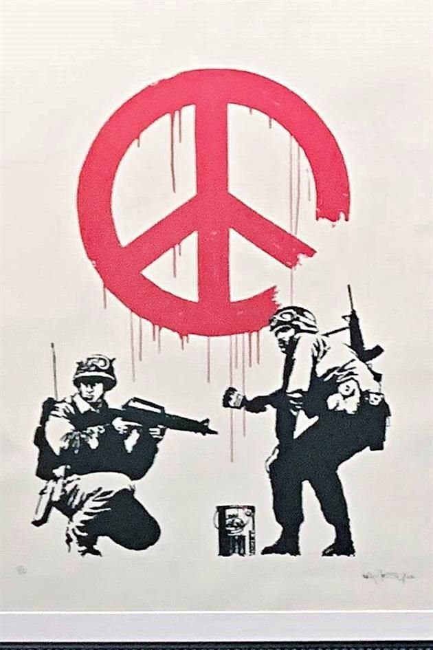 La sátira y la denuncia pública dominan en la obra del artísta urbano.