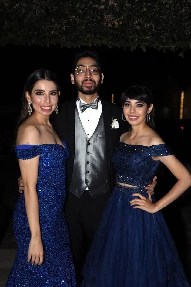Gricelda Peña Serna, Azael Serna Peña y Gabriela Serna Peña
