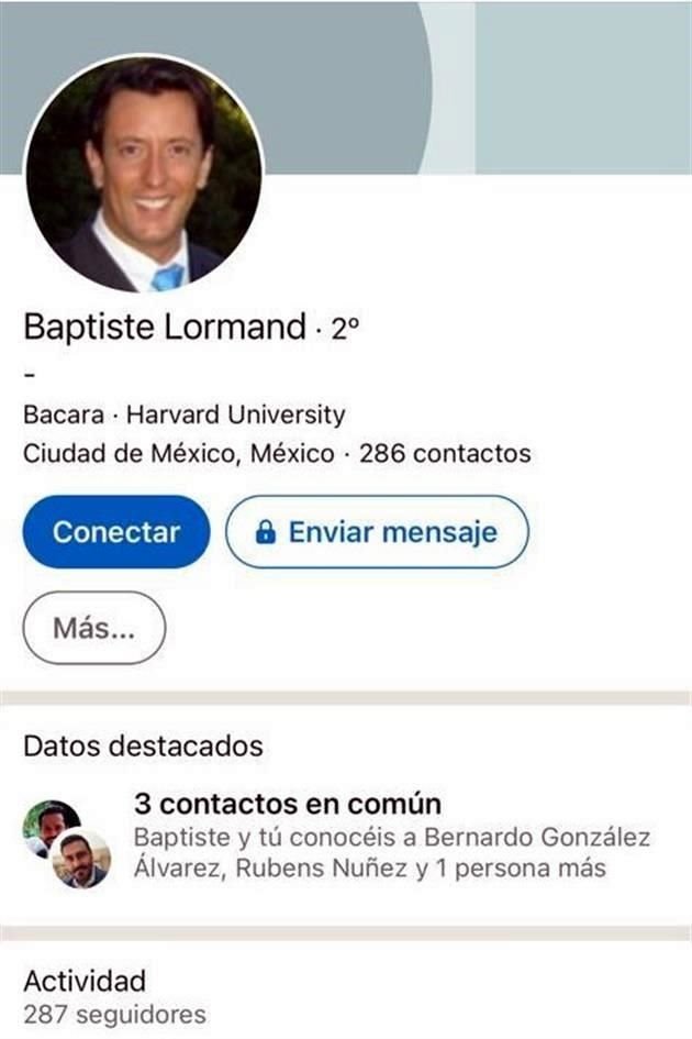 Baptiste era de nacionalidad francesa.