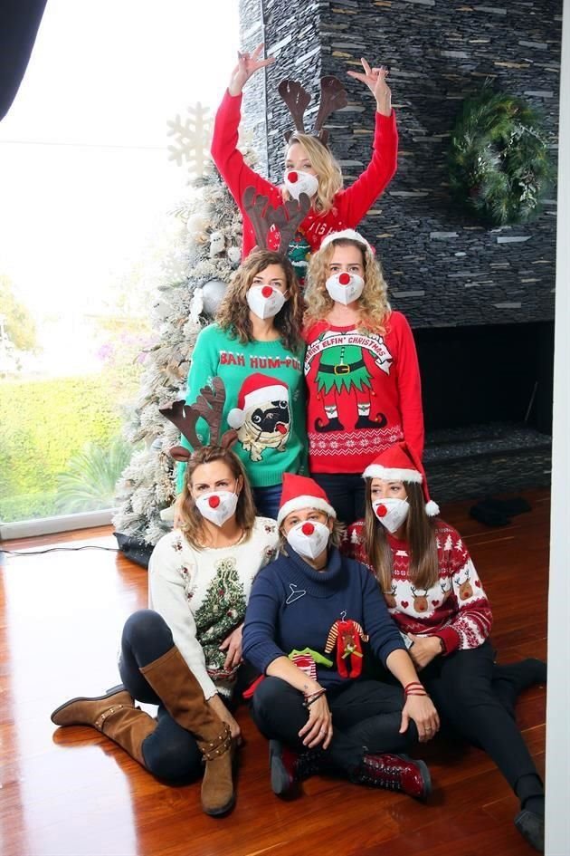 Rosa María Oliver de Blanco, Rebeca Garza Bueron, Laura Villanueva de Delgado, Ileana Cazarín de Sada, Karla Ferrigno de Jiménez y Adriana Zavala de Cortázar