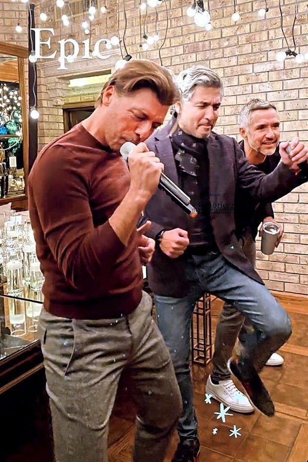 Morice Zablah, Gabo Elizondo y el festejado