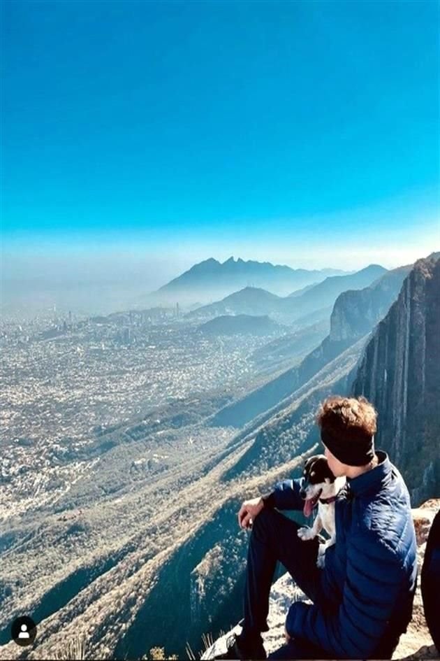 Rodrigo Rubio, en el Pico UDEM